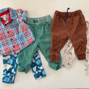 Cat & Jack Boys pants + shirt bundle